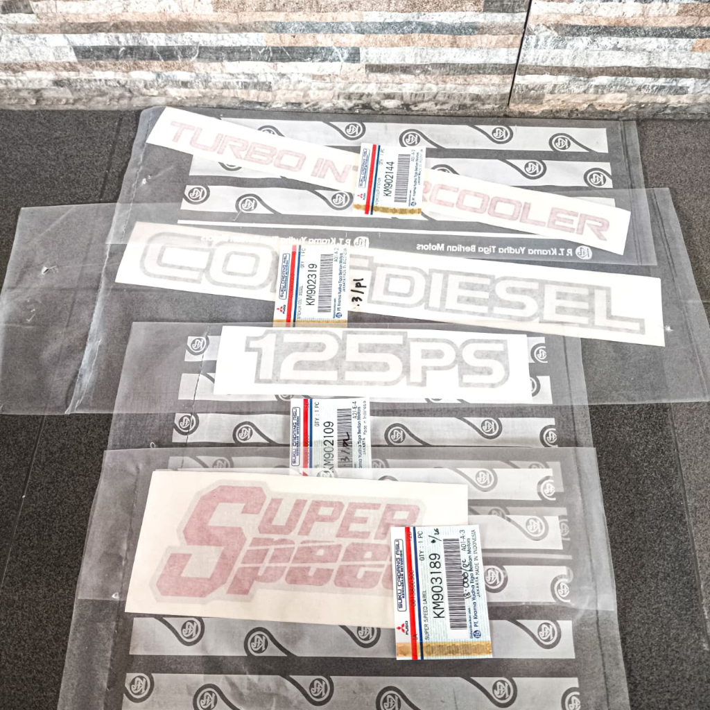 Jual STIKER CANTER HD 125PS SUPER SPEED ORIGINAL ISI 4 BIJI | Shopee ...