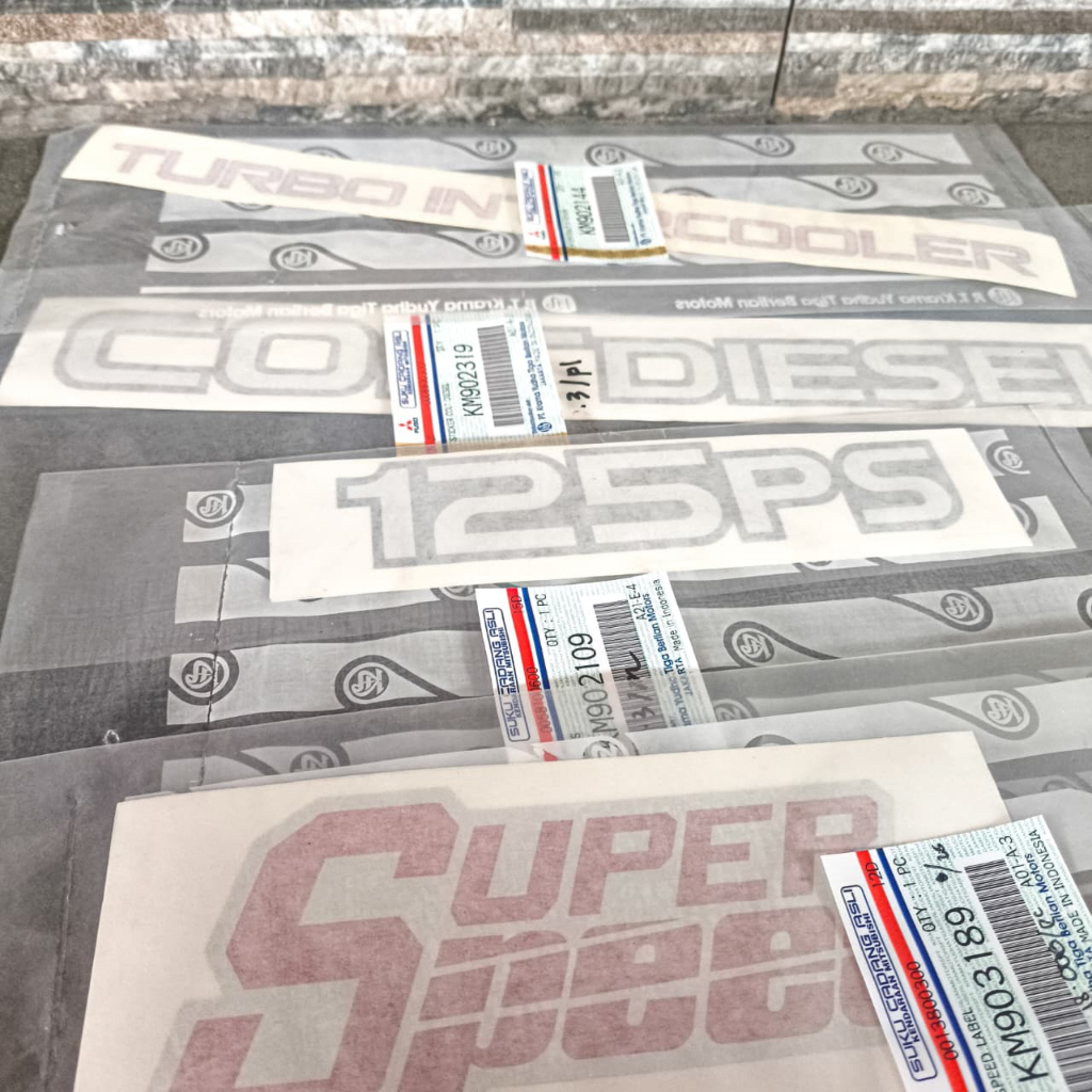 Jual STIKER CANTER HD 125PS SUPER SPEED ORIGINAL ISI 4 BIJI | Shopee ...