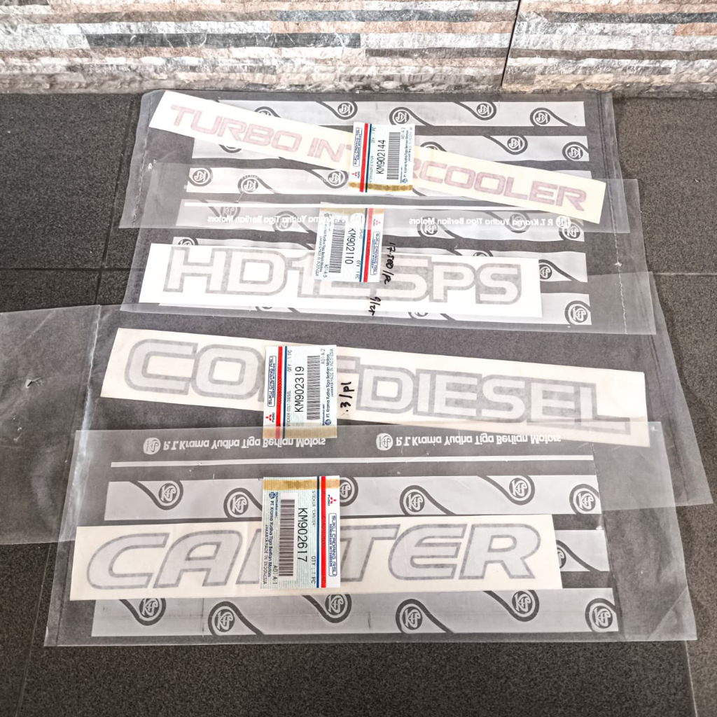 Jual STIKER CANTER HD 125PS SUPER SPEED ORIGINAL ISI 4 BIJI | Shopee ...