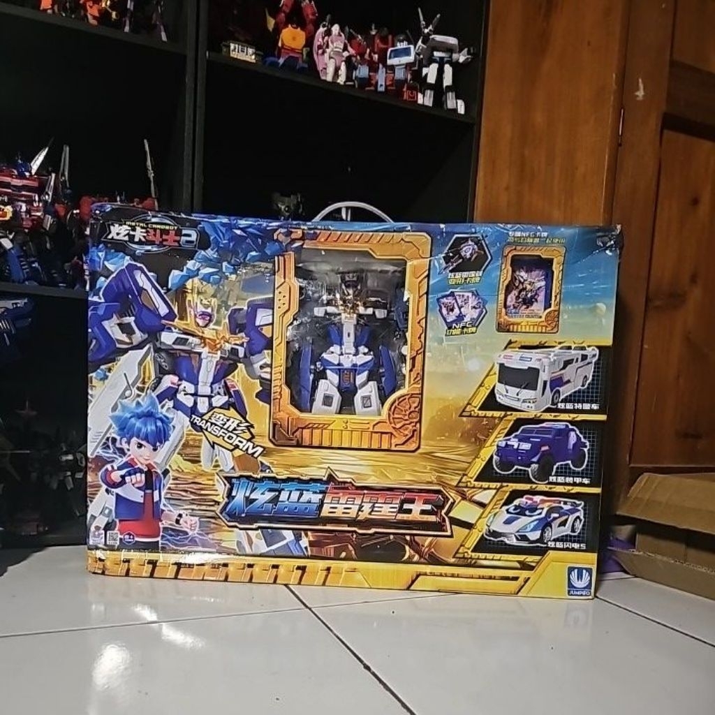 Jual Metal Card Bot Blue Cop Trinity JumpGo | Shopee Indonesia