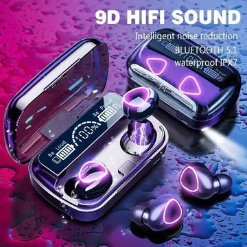 Headset Bluetooth TWS EARPHONE M10 Digital Indicator V5.1 BLUETOOTH