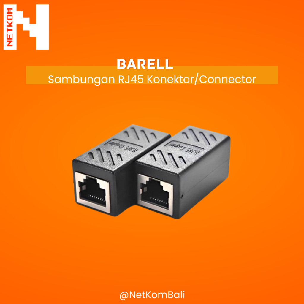 Jual Barrel Sambungan RJ45 Konektor/Connector | Shopee Indonesia