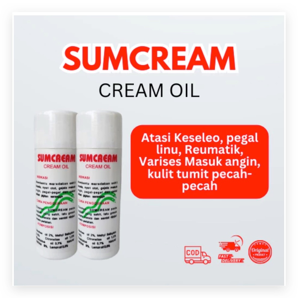 Jual SUMCREAM CREAM OIL Sumbawa Krim | Salep Keseleo | Shopee Indonesia