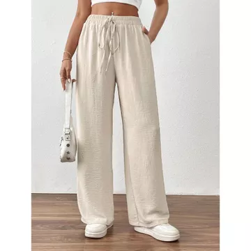 Kulot Linen Nyaman Pinggang Full Karet Celana Kulot Linen Premium