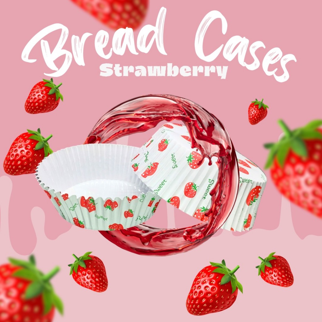 Jual ROSA Bread Case Kertas Roti Round Sweet Berry | Shopee Indonesia