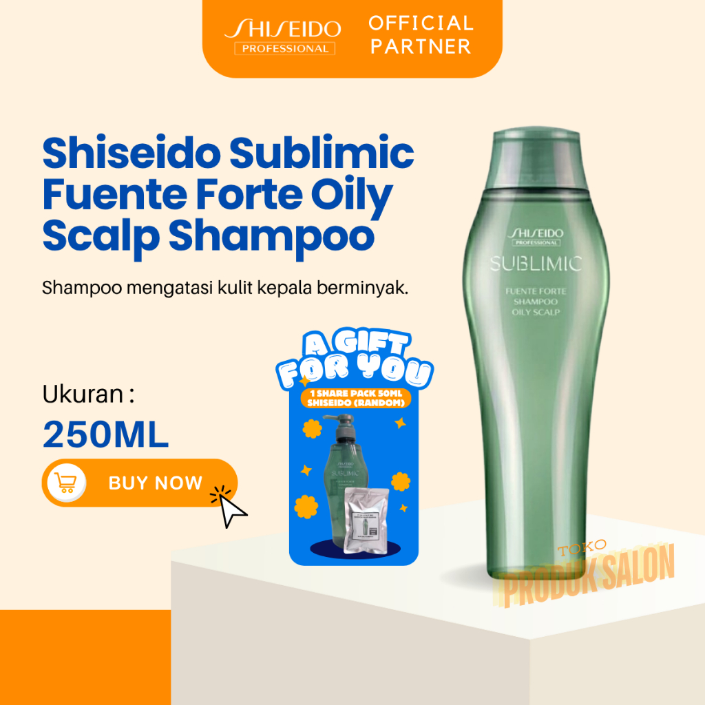 HOT DEAL Shiseido Professional NEW SUBLIMIC FUENTE FORTE Shampoo Oily Scalp 250ml