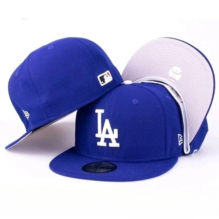 Jual Topi LA Fitted / Topi Snapback Los Angeles Dodgers LA Bordir Build ...