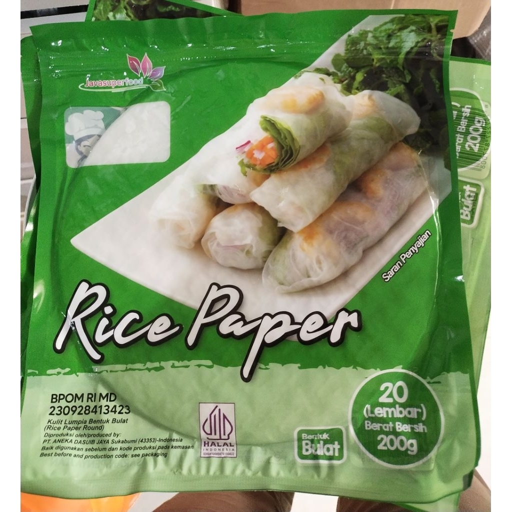 Jual Rice Paper Kulit Lumpia Bulat dan Persegi | Shopee Indonesia