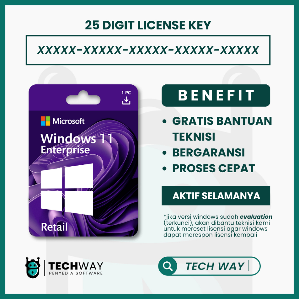 Jual Windows 11 Enterprise License Product Key Original Retail | Shopee ...