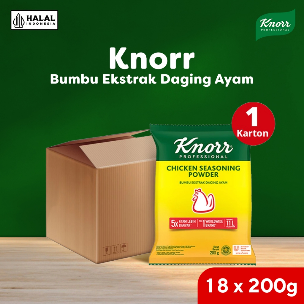Jual Knorr Chicken Seasoning Powder 200G 1 Karton | Shopee Indonesia