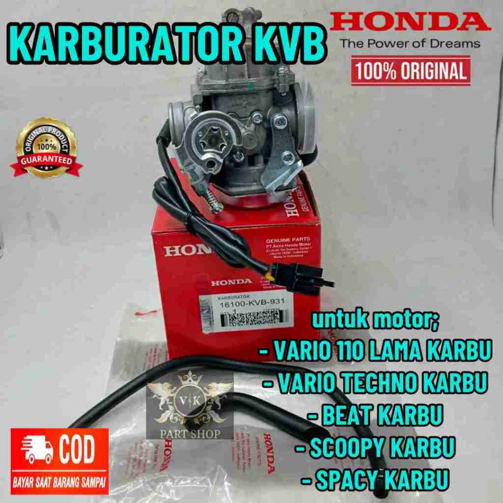 Jual KARBURATOR ORIGINAL HONDA KODE-KVB ASLI KEIHIN SIAP PASANG MOTOR ...
