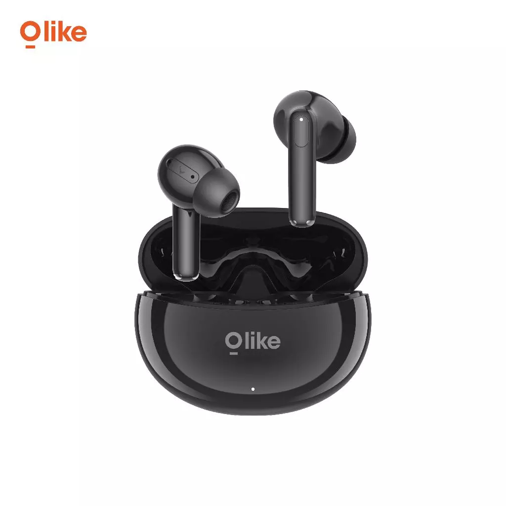 Olike TWS T112S Headset Wireless Bluetooth Earphone ENC Half Ear 13mm  With IPX4 Original Resmi