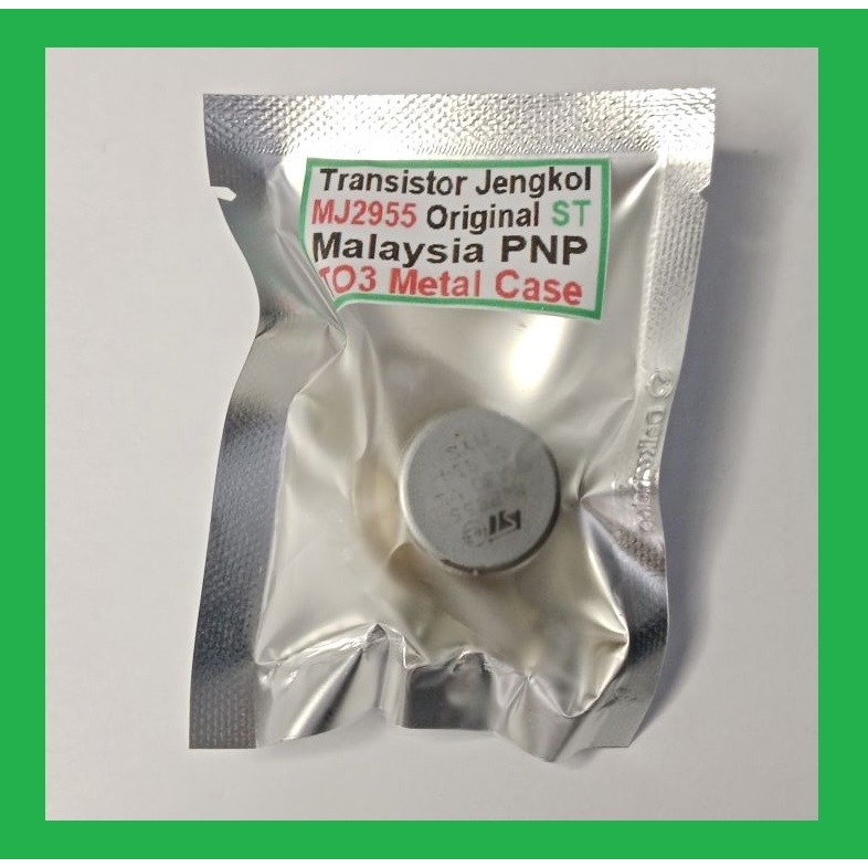 Jual Transistor Jengkol MJ2955 Original ST Malaysia PNP TO3 Metal Case ...