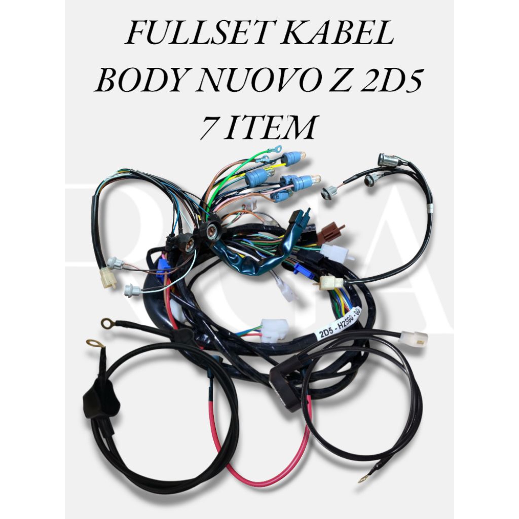 Jual Kabel Body Yamaha Nouvo Z 2D5 Fullset 7 Item Komplit Kabel Body ...
