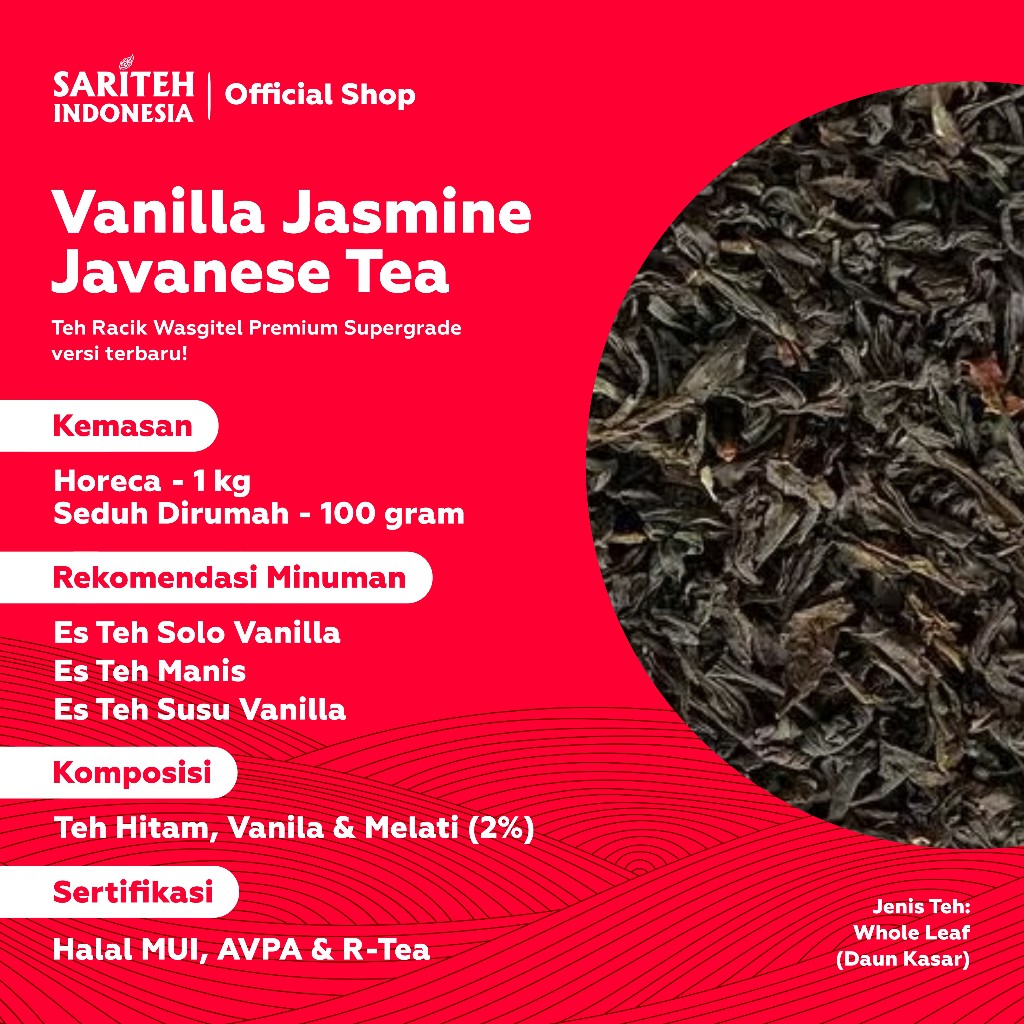 Jual Sariteh Indonesia Vanilla Jasmine Javanese Tea - Teh Melati Jawa ...