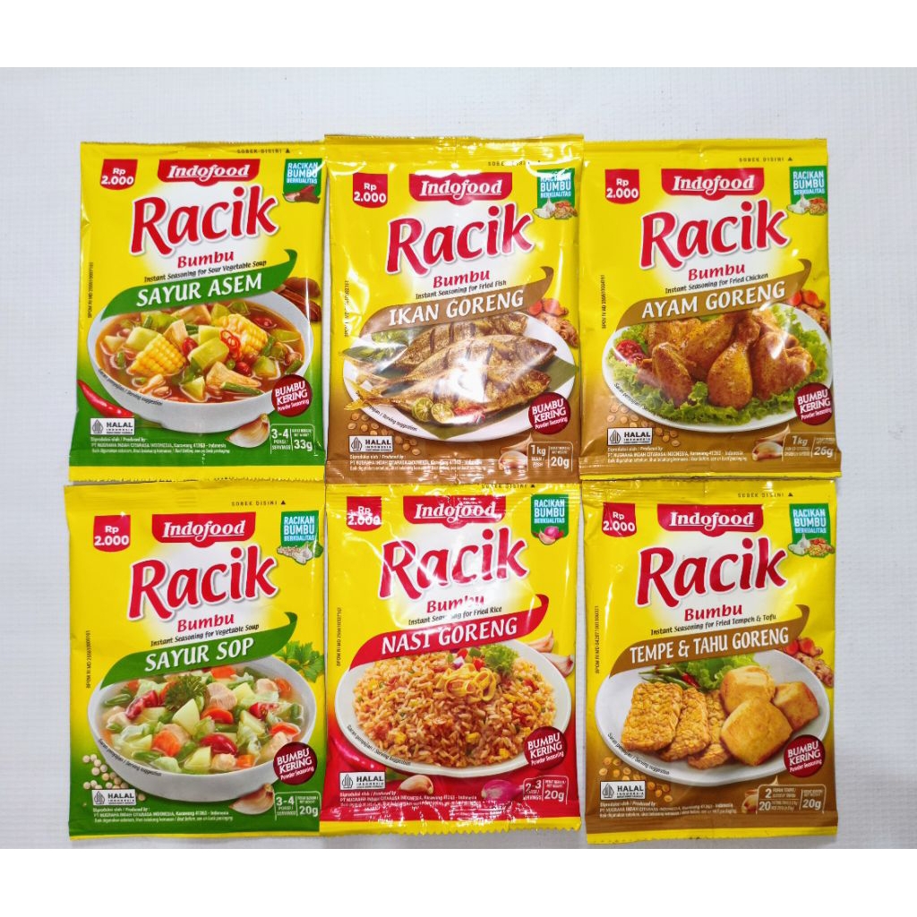 Jual INDOFOOD BUMBU RACIK 20GR | Shopee Indonesia