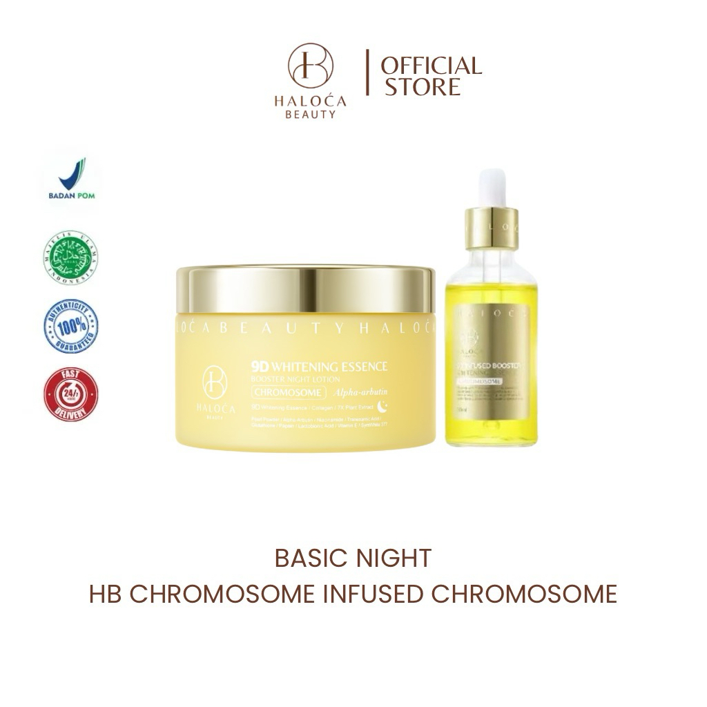 Jual HALOCA BEAUTY Basic Night Bundling Hb Chromosome 1pcs Infused ...