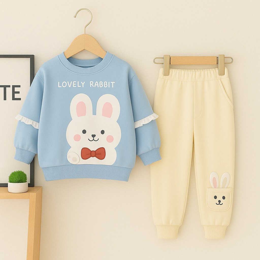 Banana Print Dino Baju Setelan Kaos Dan Celana Pendek Bayi Perempuan