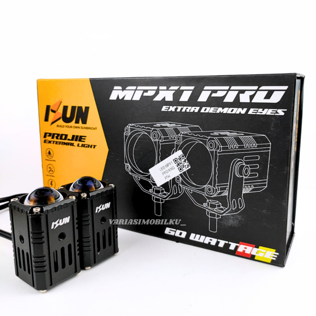 Jual [VRM] LED Mini Projie ISUN MPX1 PRO DC9-80V/60W dengan Blue Lens ...