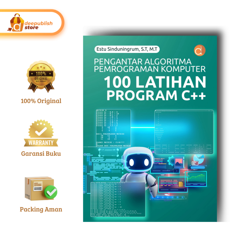 Jual Deepublish - Buku Pengantar Algoritma Pemrograman Komputer &100 ...