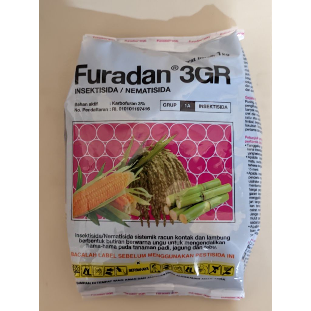 Jual INSEKTISIDA/NEMATISIDA FURADAN 3GR 1KG | Shopee Indonesia