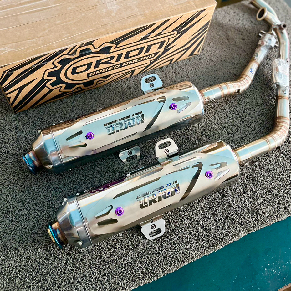 Jual Knalpot Standar Racing Orion type PROJECT inlet 38mm Nmax , Aerox ...
