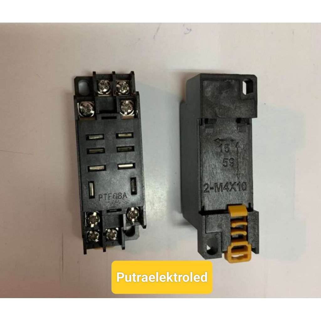 Jual Soket Relay LY2N 8 Pin / Soket Riley Ly2n 8 Kaki ( PTF08A ...