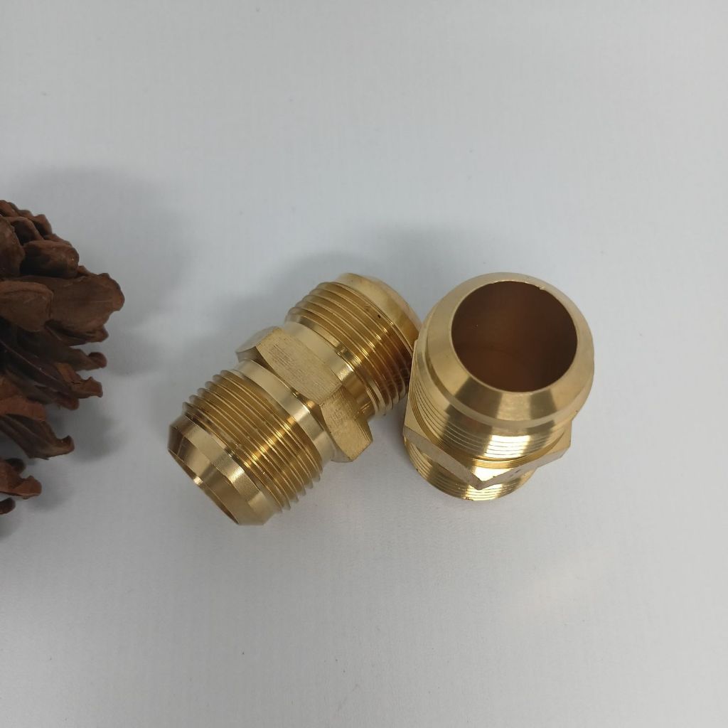 Jual Double Nepel AC 3/8 N Tengah Starmec, DOUBLE NEPEL NIPPLE AC DRAT ...