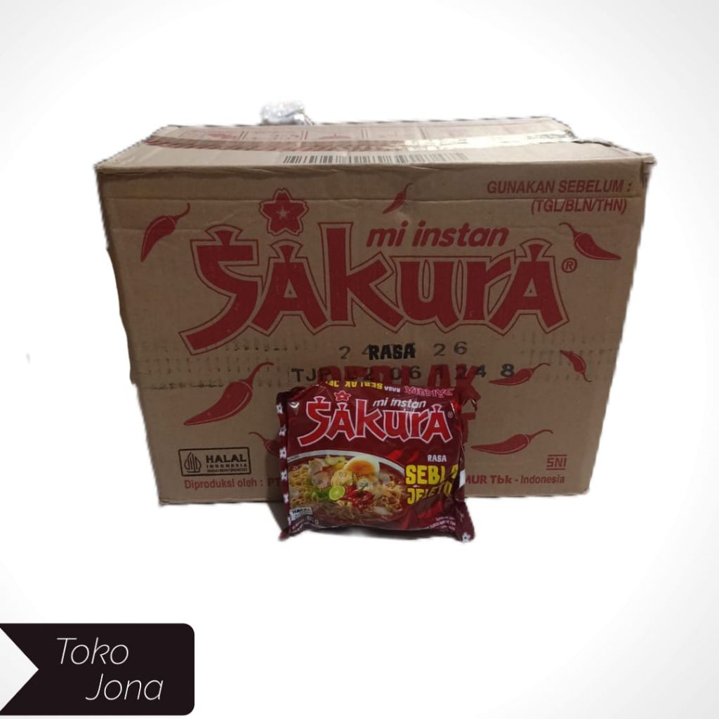 Jual Mie Mi Sakura Rasa Seblak Jeletot 1dus isi 40 pcs | Shopee Indonesia