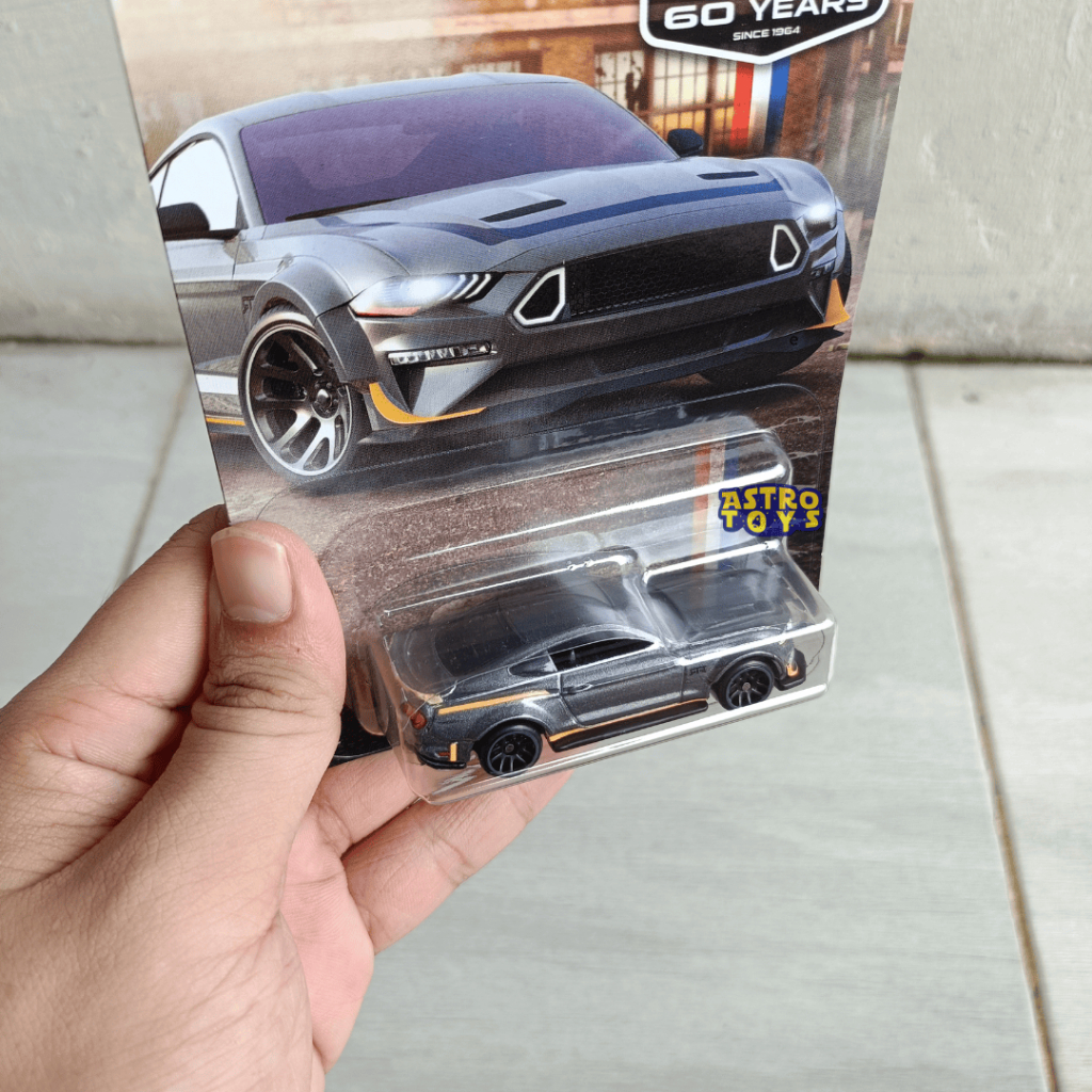 Hot Wheels Silver Series Ford Mustang RTR Spec 5 2018 – 1:64 Grigio, 60° Anniversario 1964-2024