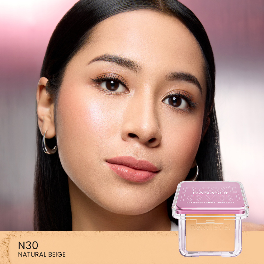 Jual Hanasui Next Level Coverlock Powder Foundation 10 g | Shopee Indonesia