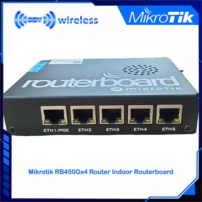 Jual Mikrotik RB450Gx4 Router Indoor Routerboard RB450Gx4 | Shopee ...