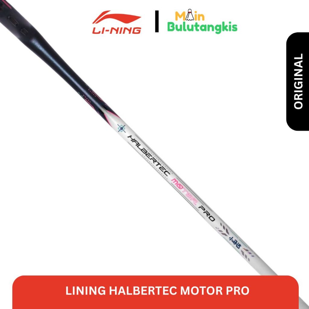 Jual Raket Badminton Lining Halbertec Motor Pro Original | Shopee Indonesia