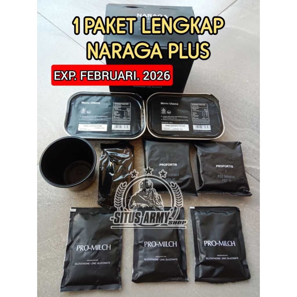  Jual ransum tni. ransum naraga plus asli jatah tni exp. JUNI 2026 