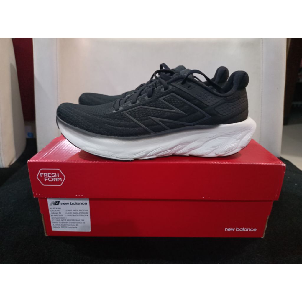 Jual Sepatu Running New Balance 1080 v13 Black M1080K13 Original PT MAP ...
