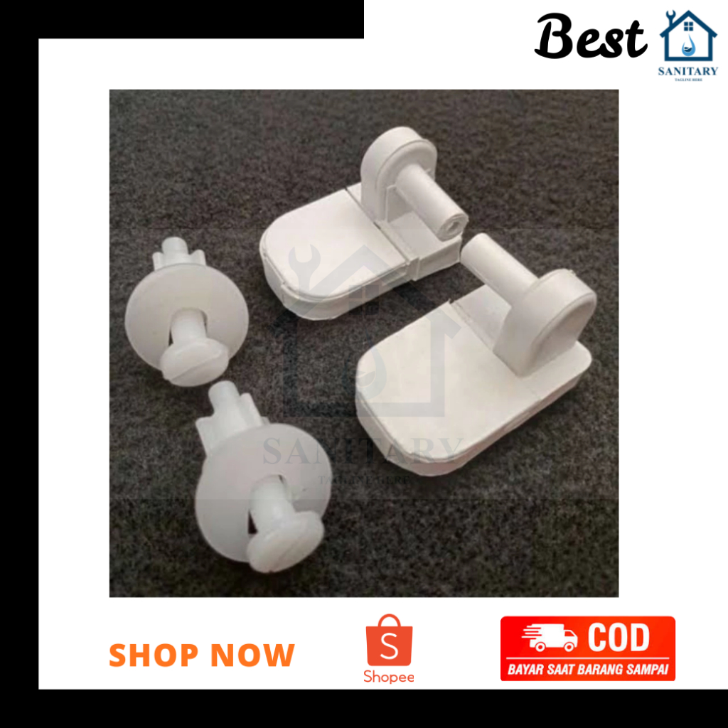 Jual baut engsel cover seat toto baut tutup kloset duduk untuk toto ...