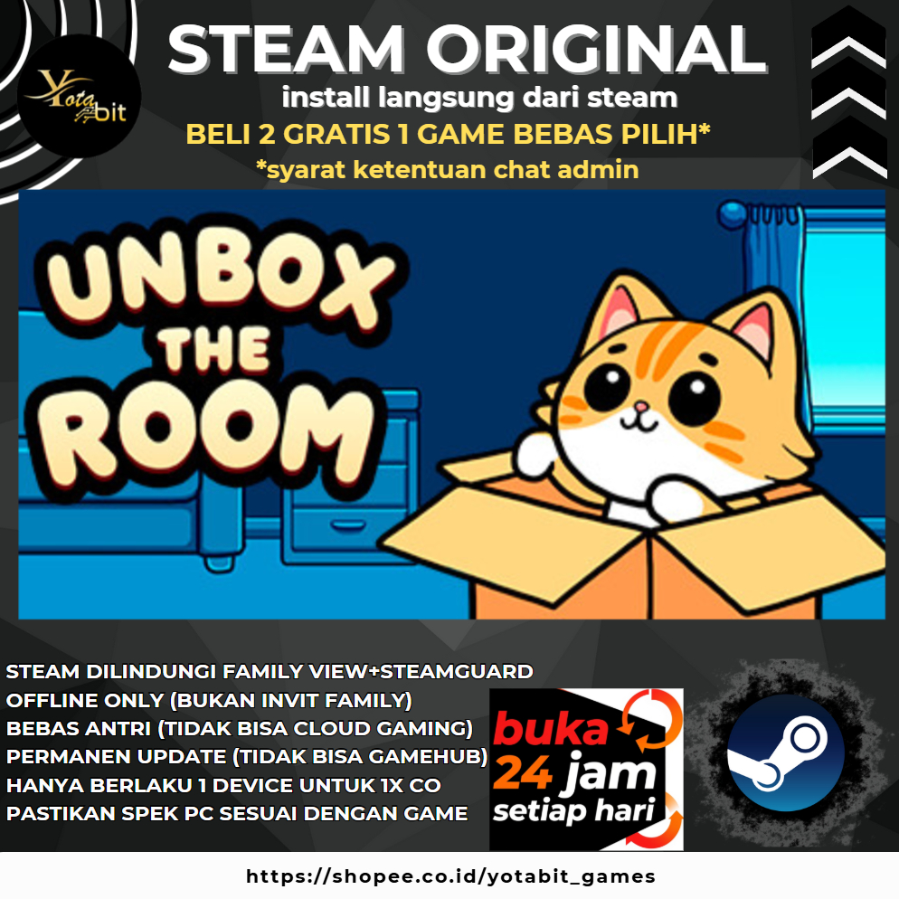 Jual Unbox the Room Offline PC Game Original | Shopee Indonesia