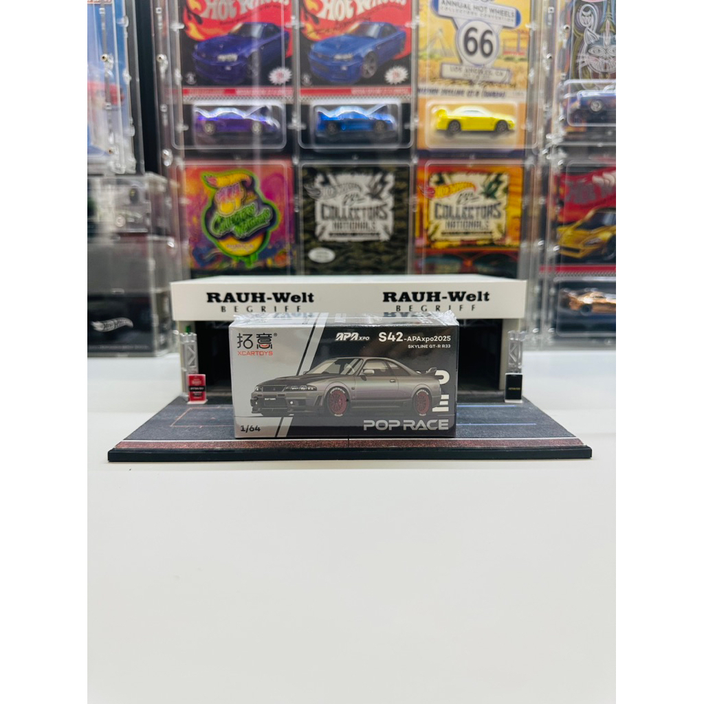 Jual Pop Race x XCARTOYS 1:64 Nissan Skyline GT-R R33 Nismo 400R Silver ...