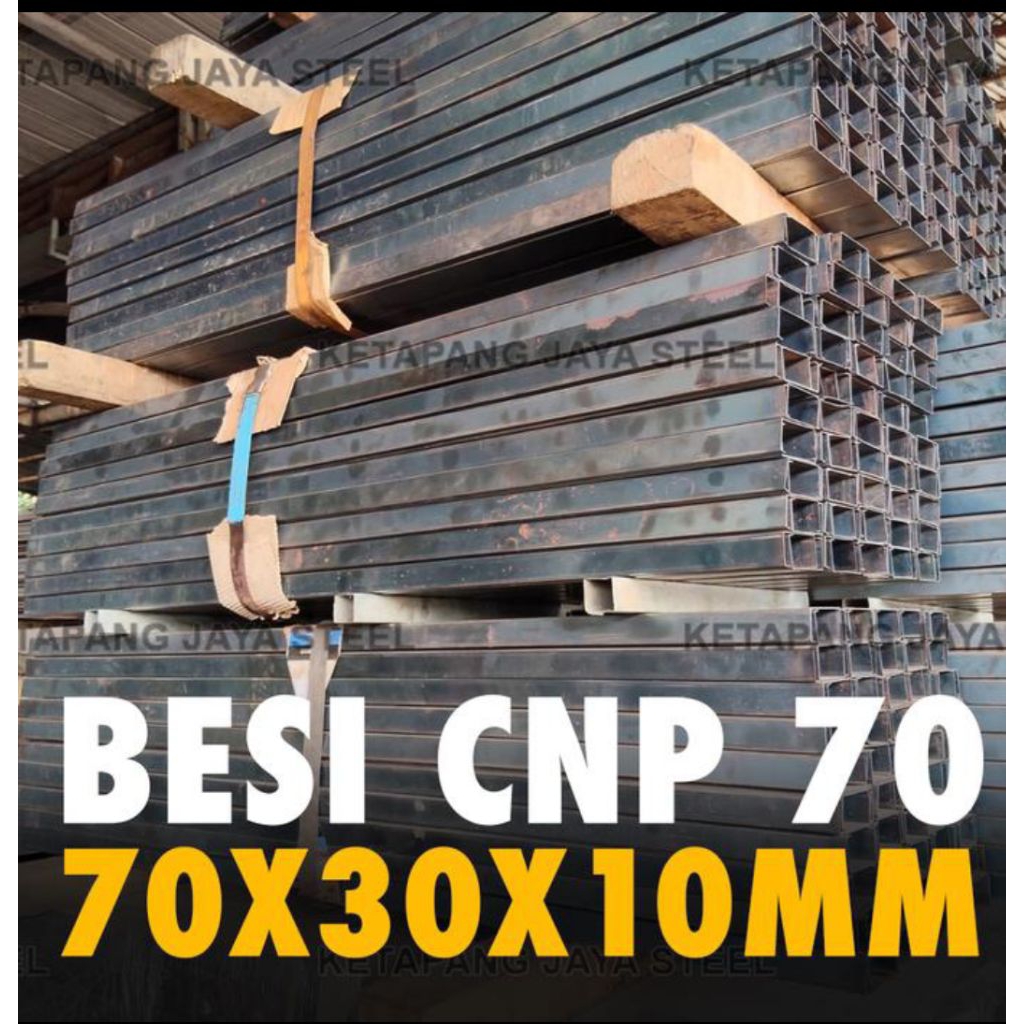 Jual Jual BESI CNP 70 X 30 X 10 X 0.8 MM X 1.5 Meter ( bahan catwalk ...