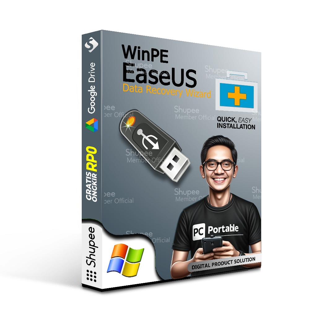 Jual WinPE EaseUS Data Recovery Wizard Professional | Shopee Indonesia