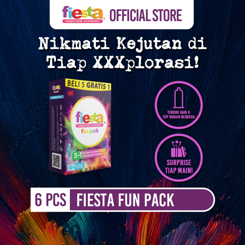 Jual Fiesta Fun Pack 6s - Kondom Berbagai Rasa | Shopee Indonesia