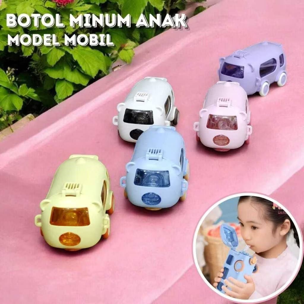 Jual Botol Air Minum Anak Bentuk Bus 550ml Botol Minum Anak Flip Top ...