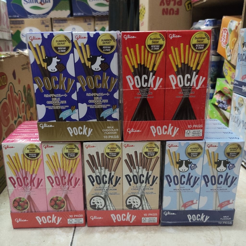 Jual Glico Pocky Mini Pack isi 10box | Shopee Indonesia