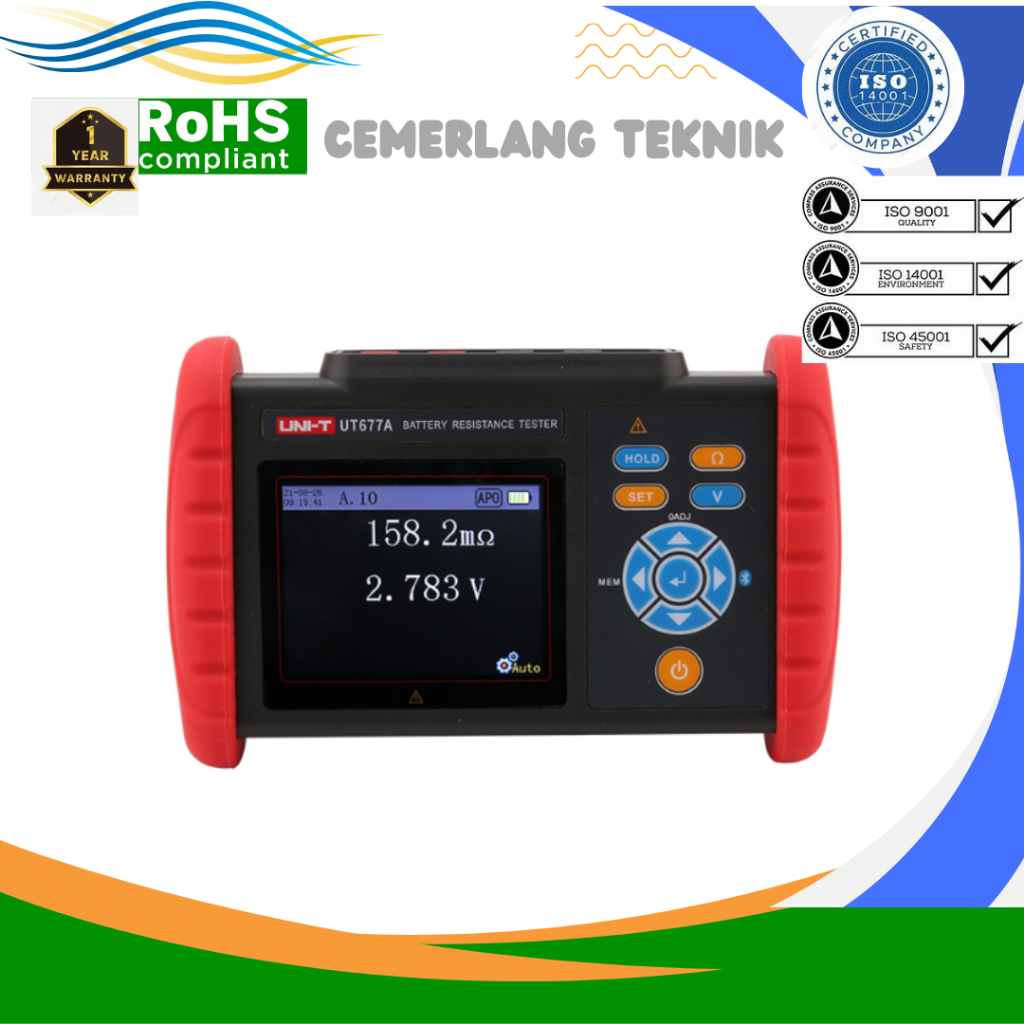 Jual UNI-T UT677A Battery Internal Resistance Test True Four-wire AC ...