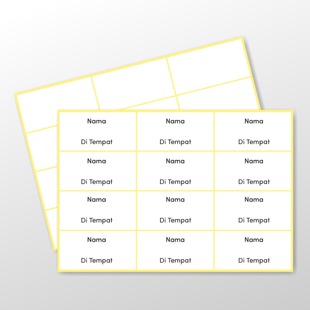 Jual Stiker Label Nama Undangan, Cetak label Nama | Shopee Indonesia