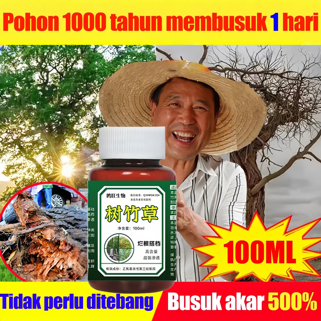Jual Racun rumput paling ampuh tree killer100ML obat pembasmi rumput ...