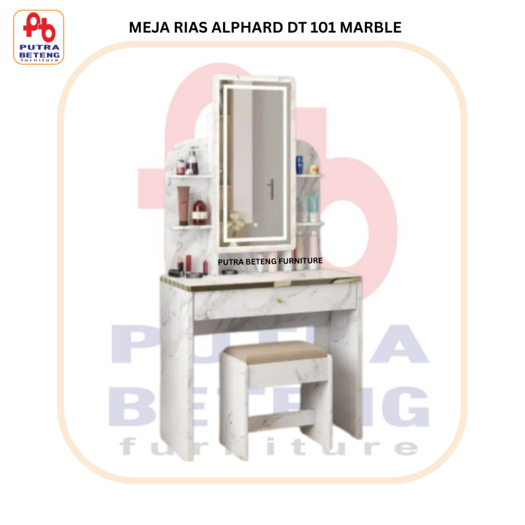 Jual Meja Rias Astrobox ALPHARD DT 101 MARBLE | Shopee Indonesia