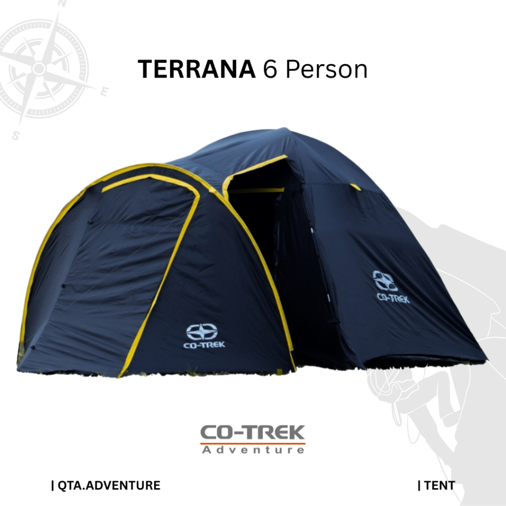 Tenda Camping Gunung Terrana 6 Orang Dewasa