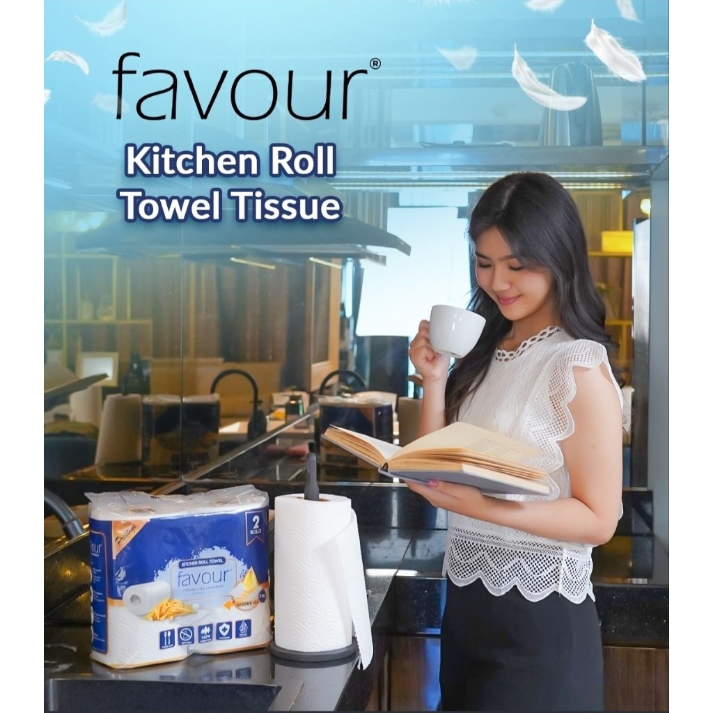 Jual Favour Strong and Absorbent Kitchen Tissue Rool Tisu Dapur Serap ...