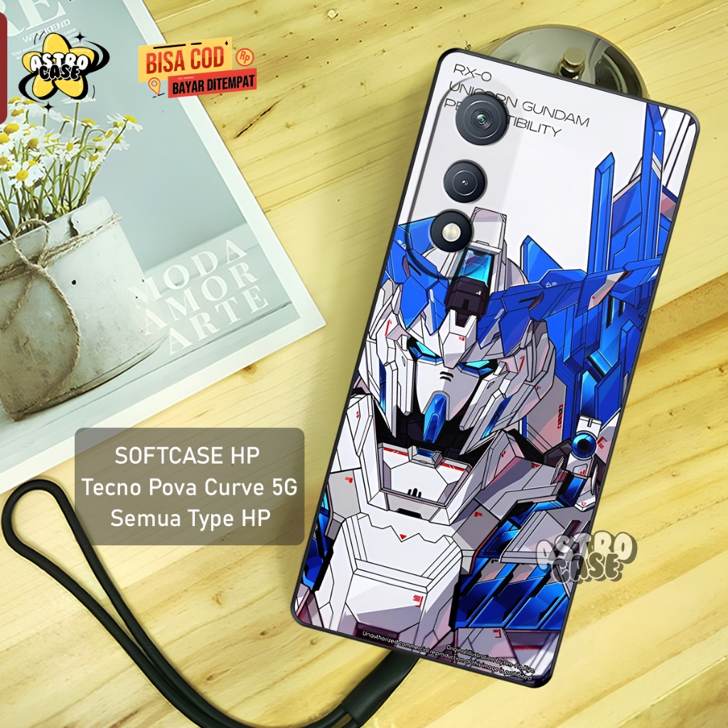 Jual Soft Case Tecno Pova Curve 5G Case Ultra Slim Premium Motif Gundam ...